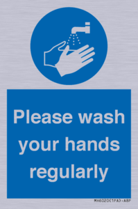 Please wash your hands regularly